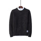 Men's Loose Fit Crew Neck Pullover Sweater