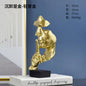 Silence is Gold Abstract Resin Craft Ornament Statue