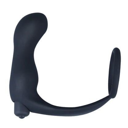 Anillo Vibrador con Bloqueo y Juguetes de Plug Anal Punto-G