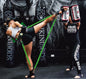 Entrenador de Piernas para Taekwondo, Boxeo y Baloncesto con Bandas de Resistencia