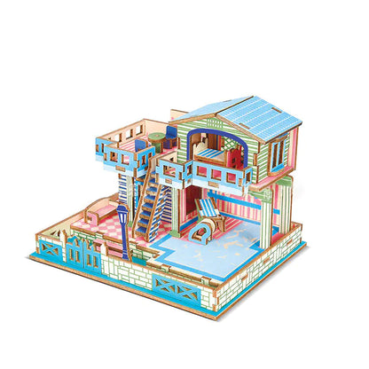 3D Wooden Puzzle DIY Model - Creative Craft Toy