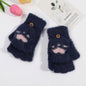 Guantes de Punto con Garra de Gato para Invierno