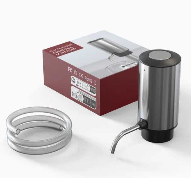Dispensador de vino inteligente regulable.