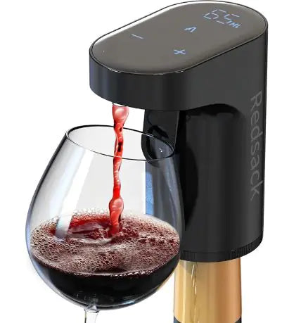 Dispensador de vino inteligente regulable.