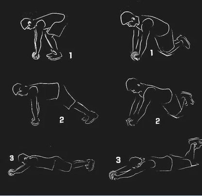 Equipo de Entrenamiento Inteligente para Hombres - Rueda Abdominal con Rebote