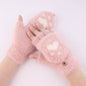 Guantes de Punto con Garra de Gato para Invierno