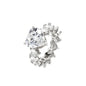 Heart Inlaid Zircon Ring