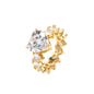 Heart Inlaid Zircon Ring