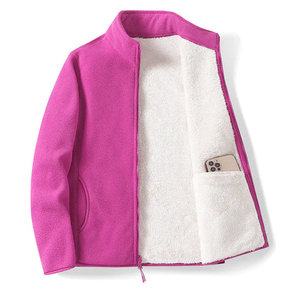 2023 Autumn Winter Thick Fleece Jacket for Women