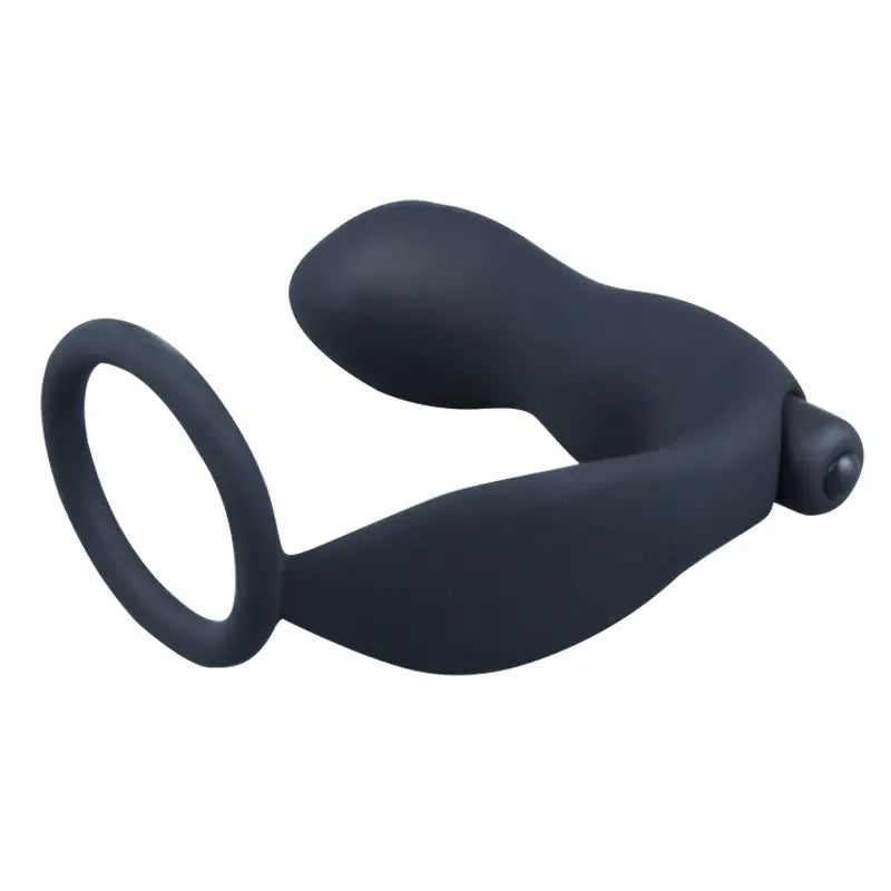 Anillo Vibrador con Bloqueo y Juguetes de Plug Anal Punto-G