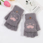 Guantes de Punto con Garra de Gato para Invierno