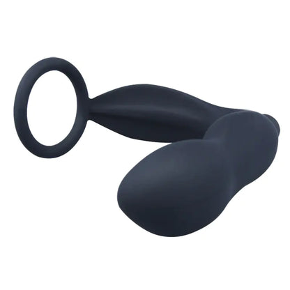 Anillo Vibrador con Bloqueo y Juguetes de Plug Anal Punto-G