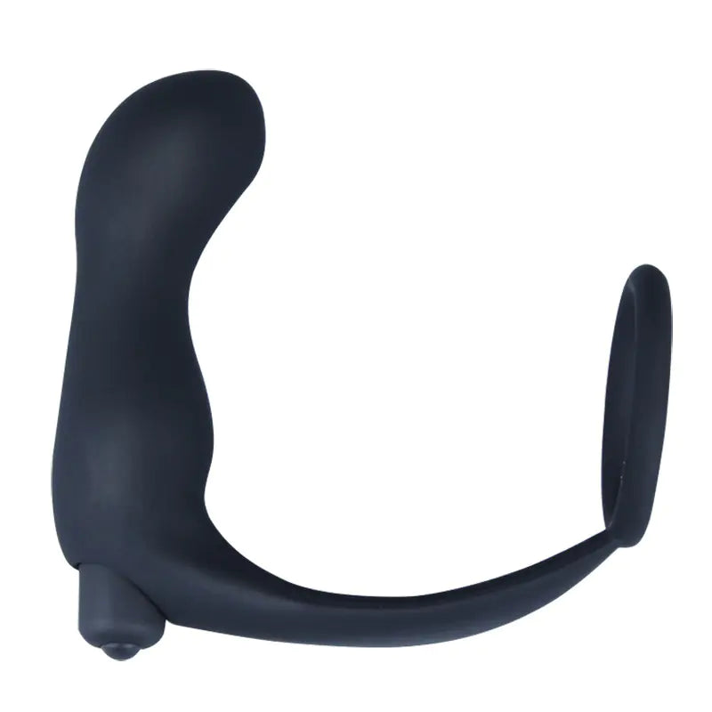 Anillo Vibrador con Bloqueo y Juguetes de Plug Anal Punto-G