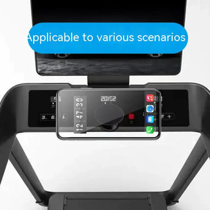 Magnetic Aluminum Alloy Gym Phone Holder – MagSafe Mount for Treadmills, Exercise Bikes & More