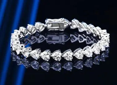 Fashion Diamond Heart-shaped Zircon Bracelet