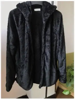 Spring Couple Hoodie, Loose Fit, Fleece-Lined Sweatshirt