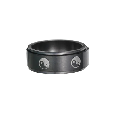 Anillo Giratorio de Acero Inoxidable para Descompresión y Chismes para Todos