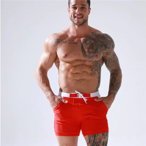 Men's Loose-Fit Swim Trunks for Pool and Beach