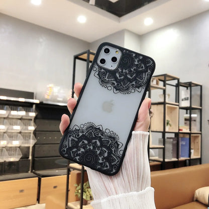 Acrylic Soft Matte Protective Case for Apple Phones