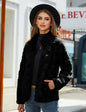 2023 Autumn Winter Women's Loose Plaid Fleece Jacket