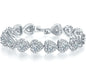 Heart-Shaped AAA Zircon Bracelet
