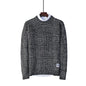 Men's Loose Fit Crew Neck Pullover Sweater