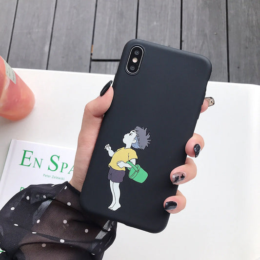 Apple Compatible Frosted Soft Shell Protective Case