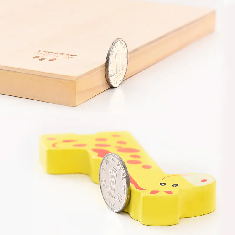 3D Wooden Animal Puzzle Match Educational Toy